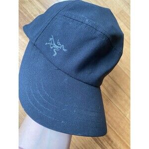 Arcteryx Hat Black Mens One Size Calvis Motus Incendo Running Hiking Cap EUC